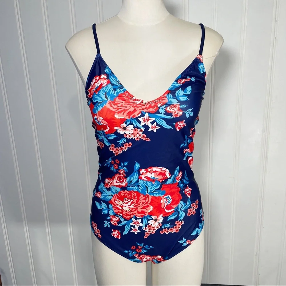 Ekouaer blue floral